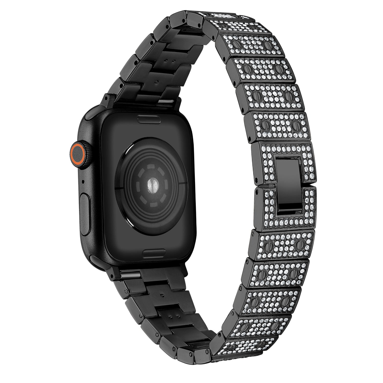 Rhinestone Decor Alloy Watch Band Wrist Bracelet for Apple Watch Series 9 8 7 41mm 6 SE (2023) SE (2022) SE 5 4 40mm 3 2 1 38mm Rhinestone Decor Alloy Watch Band Wrist Bracelet for Apple Watch Series 9 8 7 41mm 6 SE (2023) SE (2022) SE 5 4 40mm 3 2 1 38mm